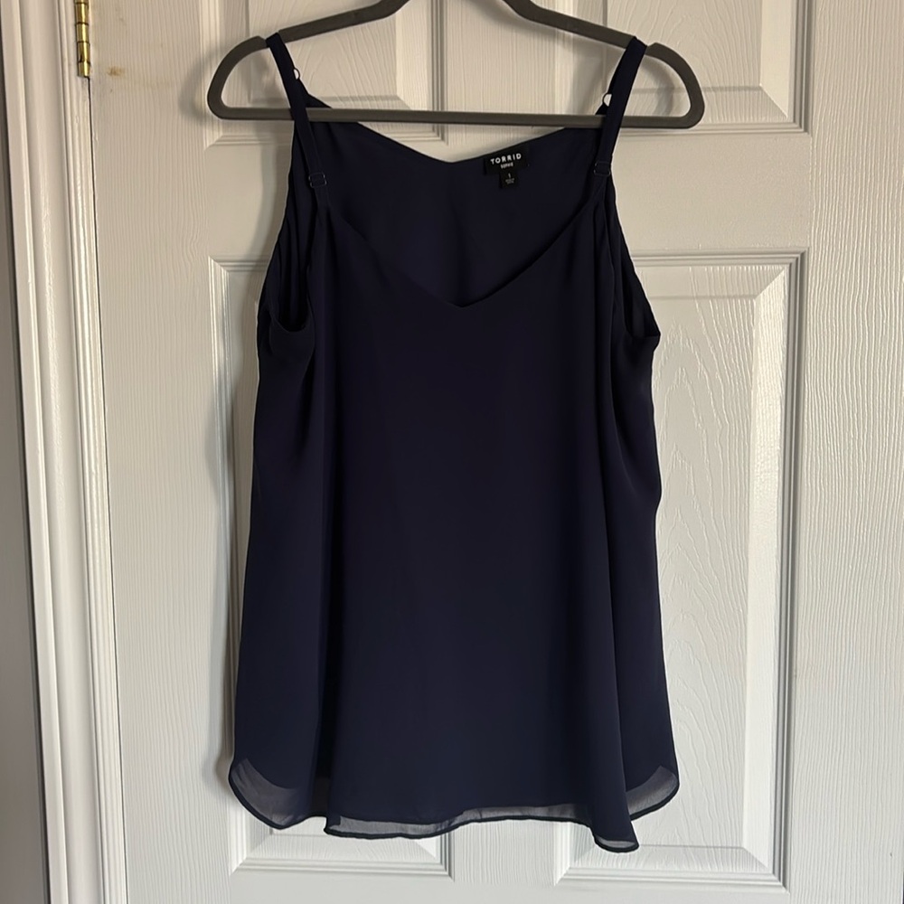TORRID SIZE 1 Navy Blue TANK